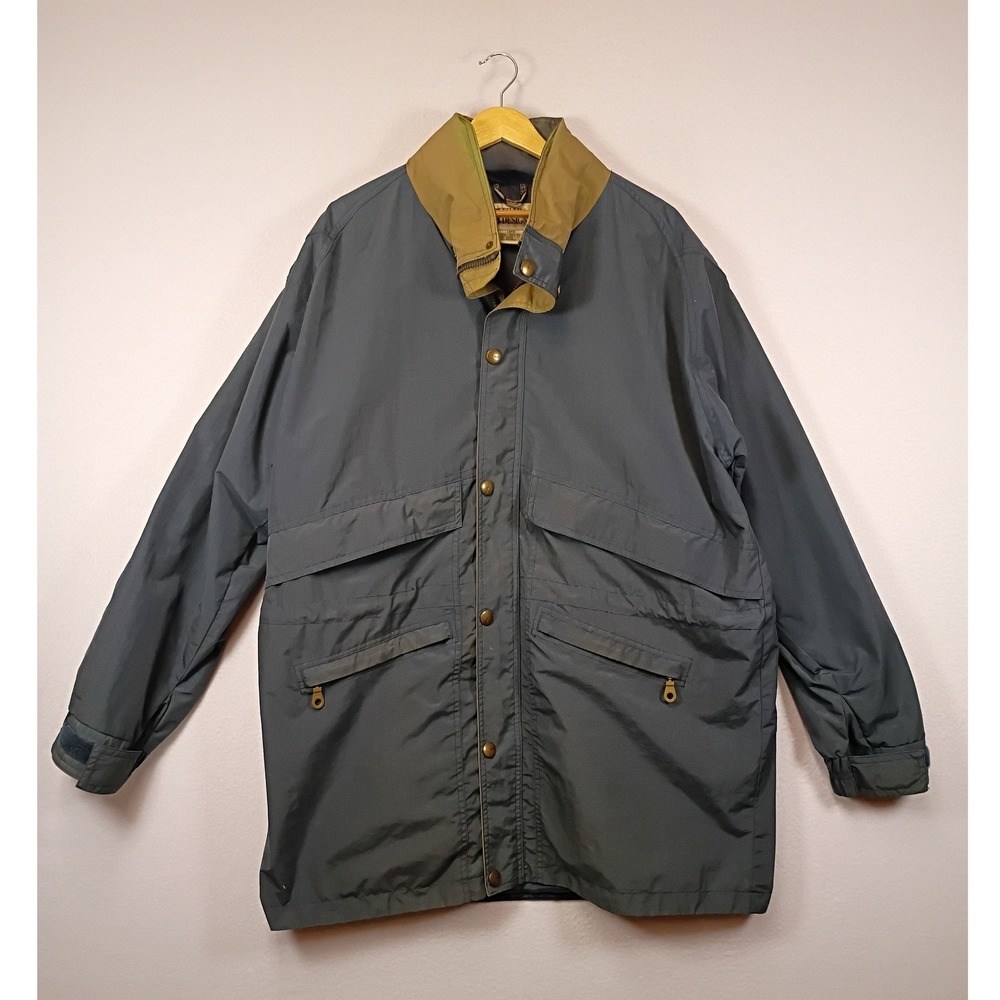 Gorpcore Trail Designs Mens Large Grey Vintage Utility Hooded Parka Jacket